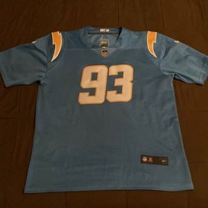 Los Angeles Chargers #93 DWIGHT FREENEY 2XL Nike ONFIELD Jersey! NWOT!STITCHED!